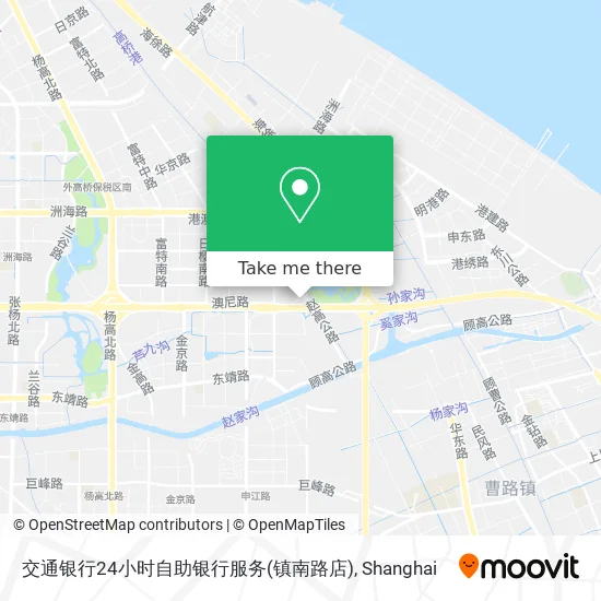 交通银行24小时自助银行服务(镇南路店) map