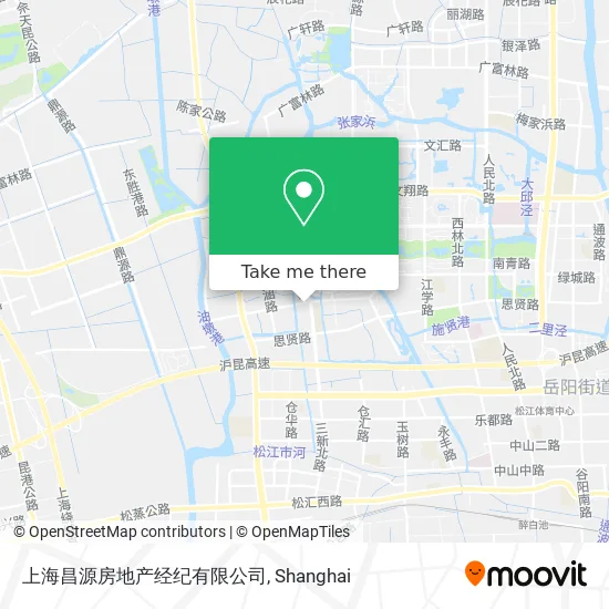上海昌源房地产经纪有限公司 map