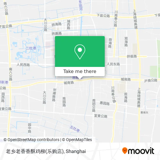 老乡老香香酥鸡柳(乐购店) map