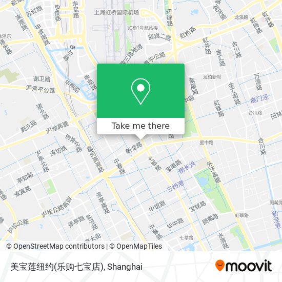 美宝莲纽约(乐购七宝店) map