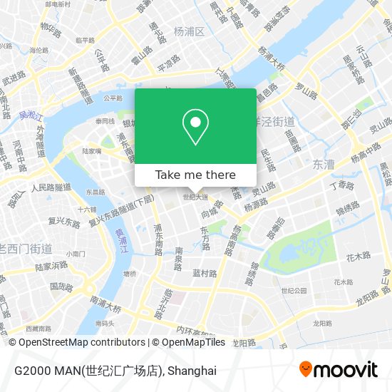 G2000 MAN(世纪汇广场店) map