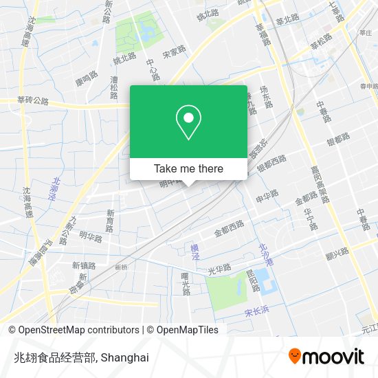 兆翃食品经营部 map