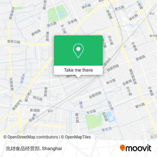 兆翃食品经营部 map