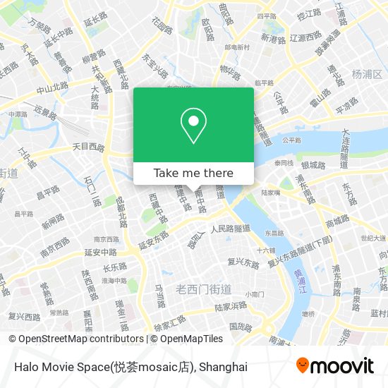 Halo Movie Space(悦荟mosaic店) map