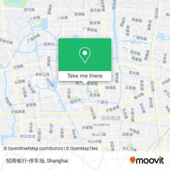招商银行-停车场 map
