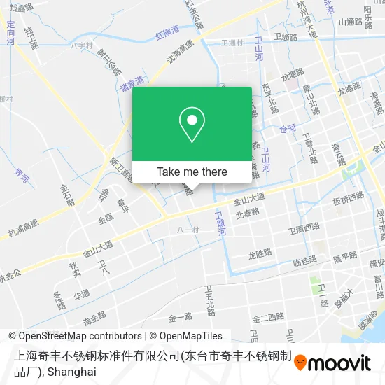 上海奇丰不锈钢标准件有限公司(东台市奇丰不锈钢制品厂) map