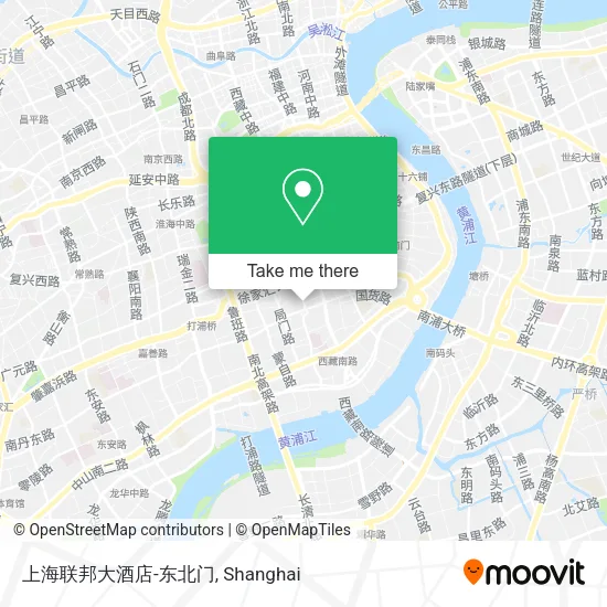 上海联邦大酒店-东北门 map