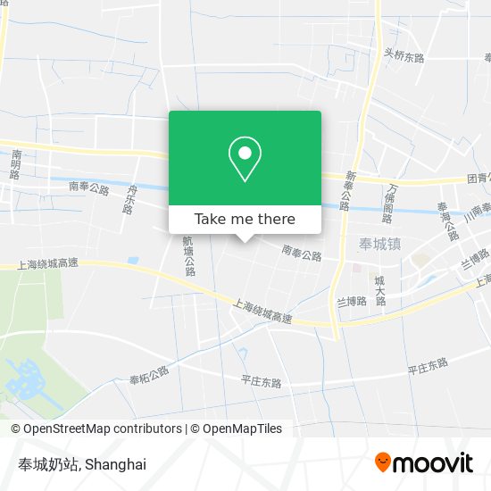 奉城奶站 map