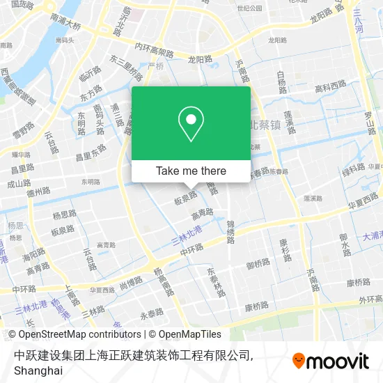 中跃建设集团上海正跃建筑装饰工程有限公司 map