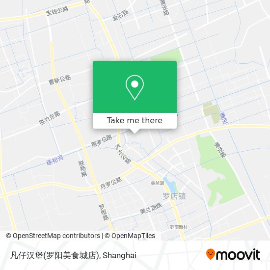 凡仔汉堡(罗阳美食城店) map