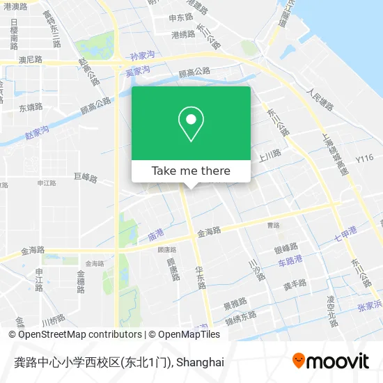 龚路中心小学西校区(东北1门) map