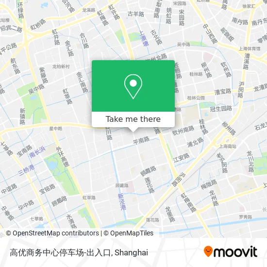 高优商务中心停车场-出入口 map