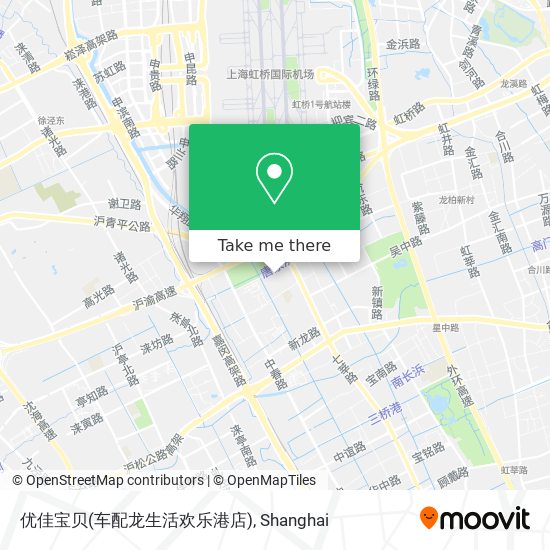 优佳宝贝(车配龙生活欢乐港店) map