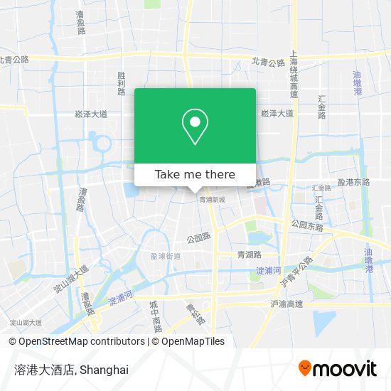溶港大酒店 map