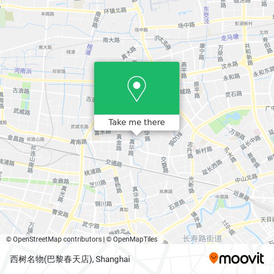 西树名物(巴黎春天店) map