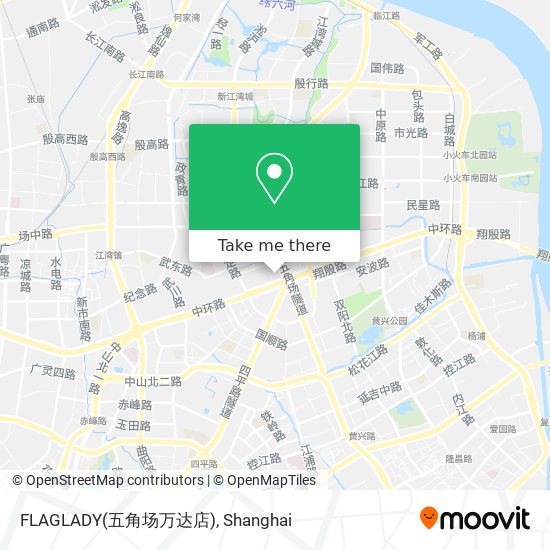 FLAGLADY(五角场万达店) map