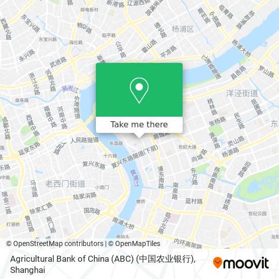 Agricultural Bank of China (ABC) (中国农业银行) map