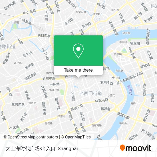 大上海时代广场-出入口 map