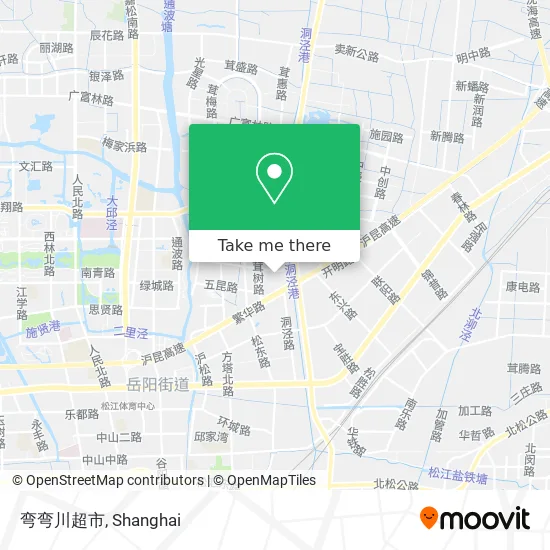 弯弯川超市 map