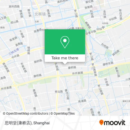 思明堂(康桥店) map