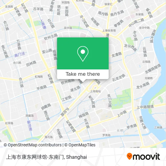 上海市康东网球馆-东南门 map