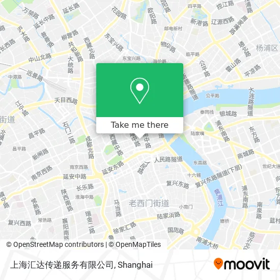 上海汇达传递服务有限公司 map