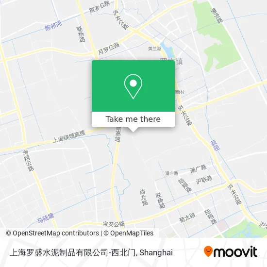 上海罗盛水泥制品有限公司-西北门 map
