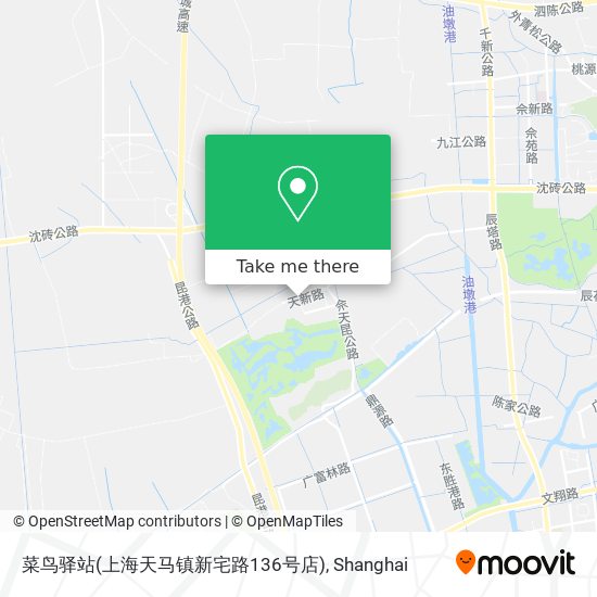 菜鸟驿站(上海天马镇新宅路136号店) map