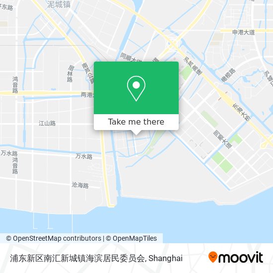 浦东新区南汇新城镇海滨居民委员会 map