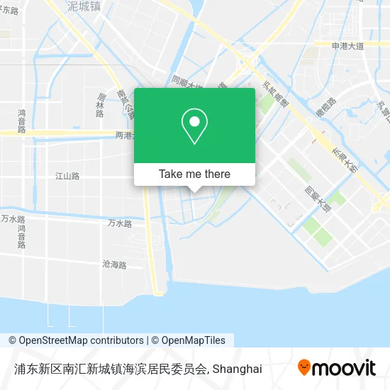 浦东新区南汇新城镇海滨居民委员会 map