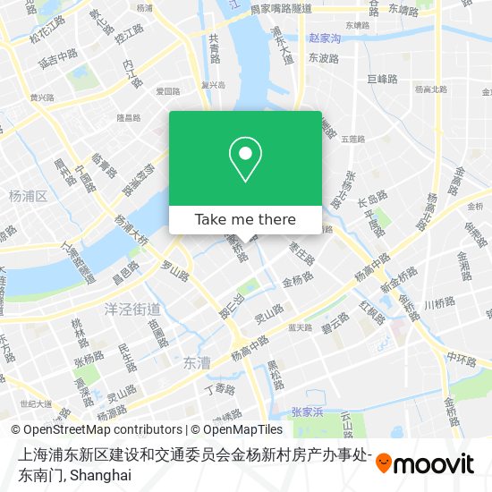 上海浦东新区建设和交通委员会金杨新村房产办事处-东南门 map