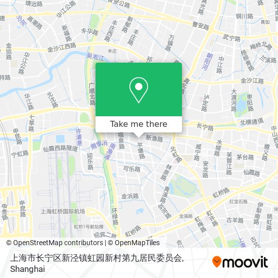 上海市长宁区新泾镇虹园新村第九居民委员会 map