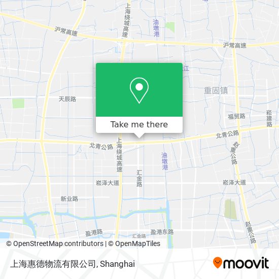 上海惠德物流有限公司 map