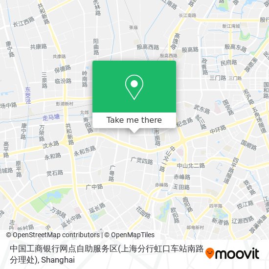中国工商银行网点自助服务区(上海分行虹口车站南路分理处) map