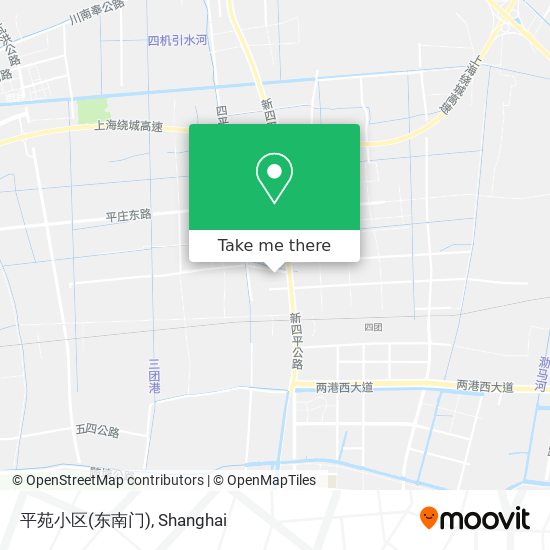 平苑小区(东南门) map