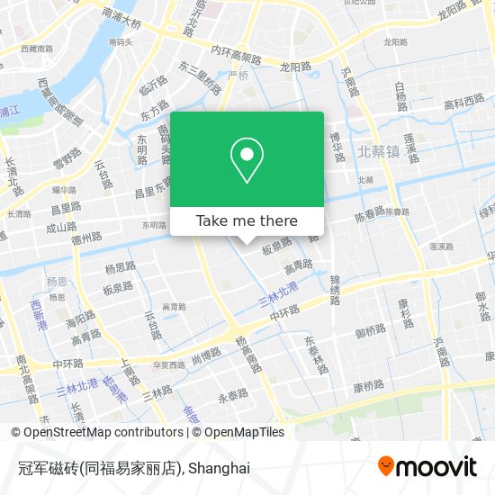 冠军磁砖(同福易家丽店) map