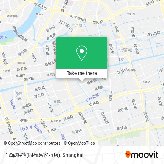 冠军磁砖(同福易家丽店) map