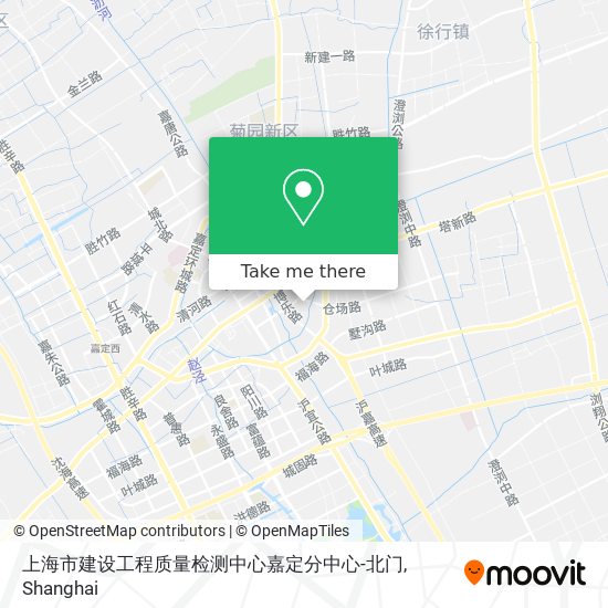 上海市建设工程质量检测中心嘉定分中心-北门 map