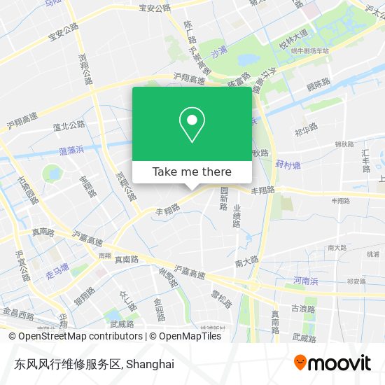 东风风行维修服务区 map