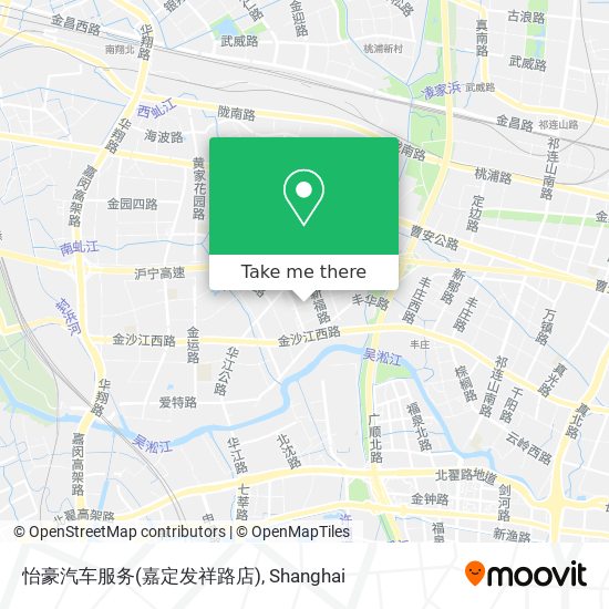 怡豪汽车服务(嘉定发祥路店) map