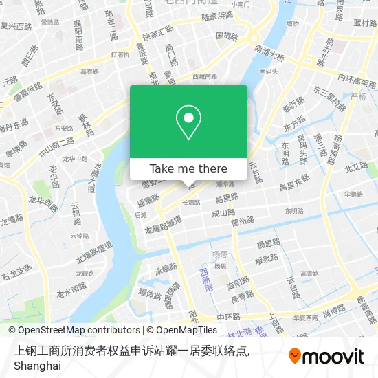 上钢工商所消费者权益申诉站耀一居委联络点 map