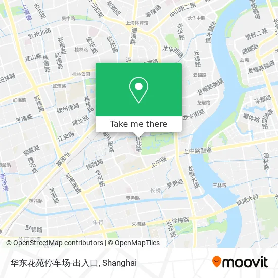 华东花苑停车场-出入口 map