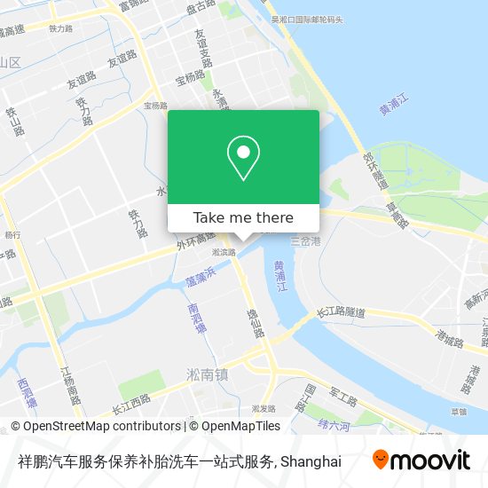 祥鹏汽车服务保养补胎洗车一站式服务 map