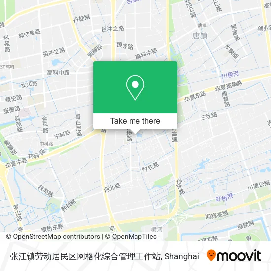 张江镇劳动居民区网格化综合管理工作站 map