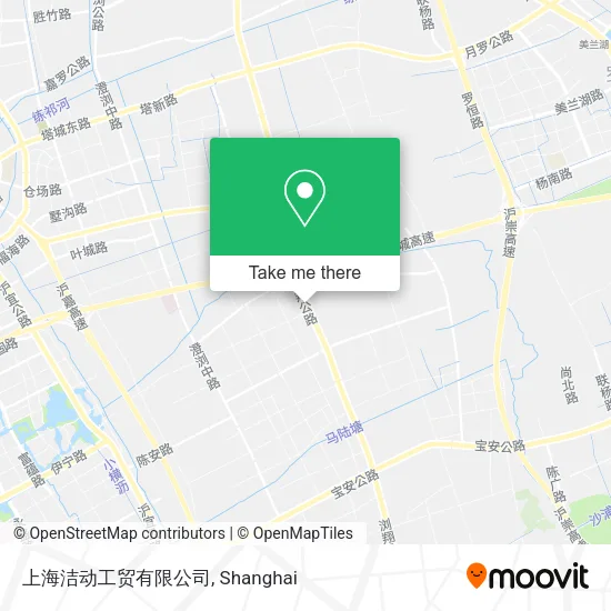 上海洁动工贸有限公司 map