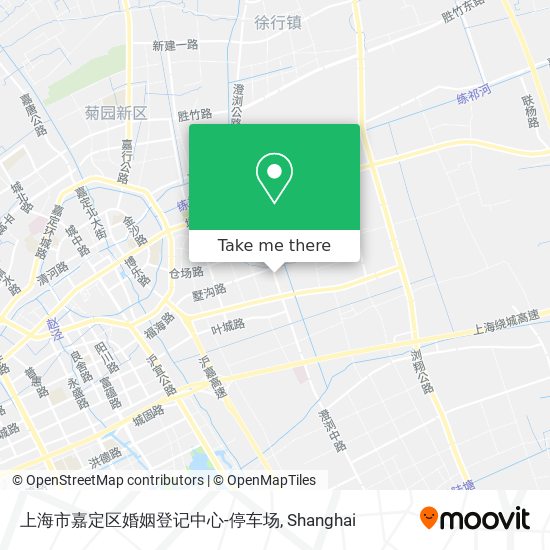 上海市嘉定区婚姻登记中心-停车场 map