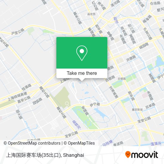 上海国际赛车场(35出口) map
