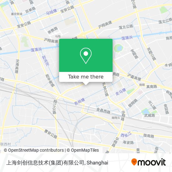 上海剑创信息技术(集团)有限公司 map