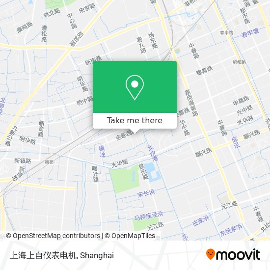 上海上自仪表电机 map
