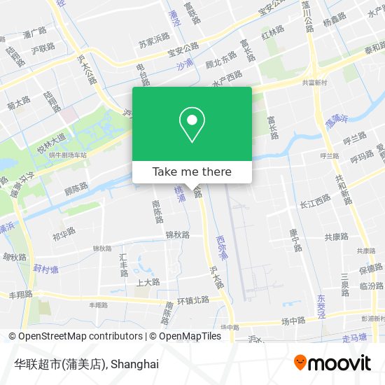 华联超市(蒲美店) map